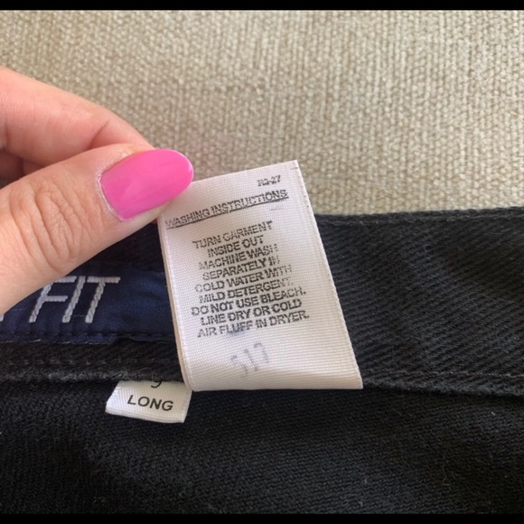 High waisted Black straight Leg Cruel Girl Jeans - Picture 6 of 6